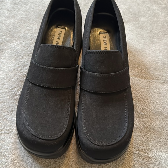 Steve Madden Sugar Y2K Chunky Heel Slip Ons Sz 7.5 - Picture 4 of 6